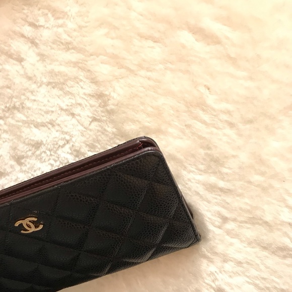SOLD Chanel caviar long L yen wallet - Picture 4 of 8